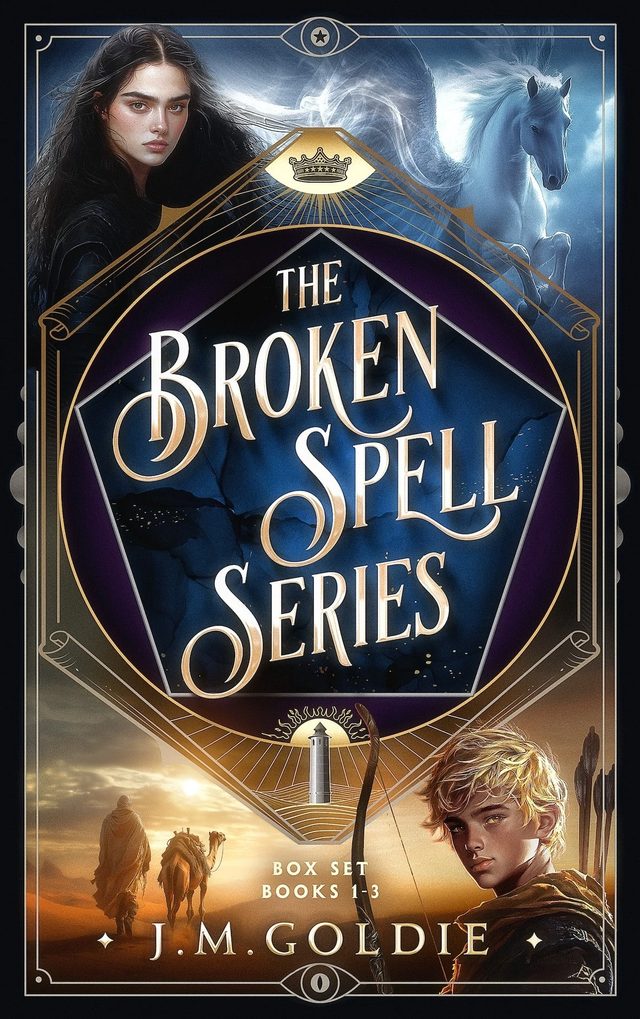 Cover of The Broken Spell series box set, books 1 to 3